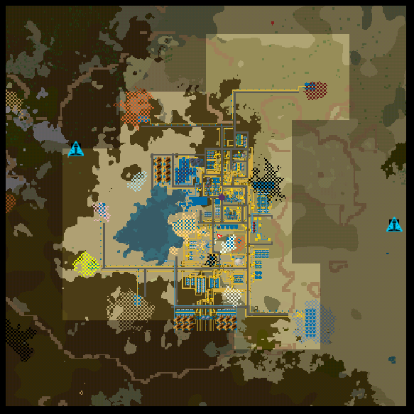 The map after 7 hours