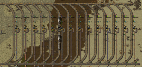 Core mining loading stations
