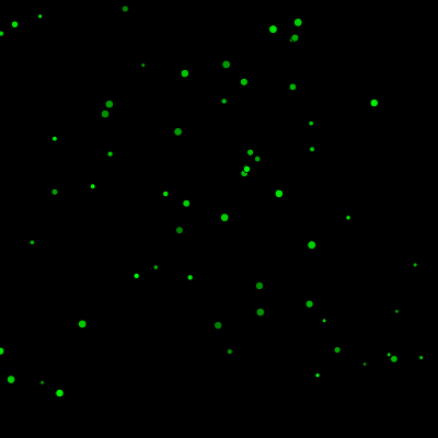 Genuary 2026.01: One color, one shape