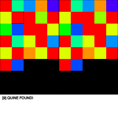 Image of my minimal quine