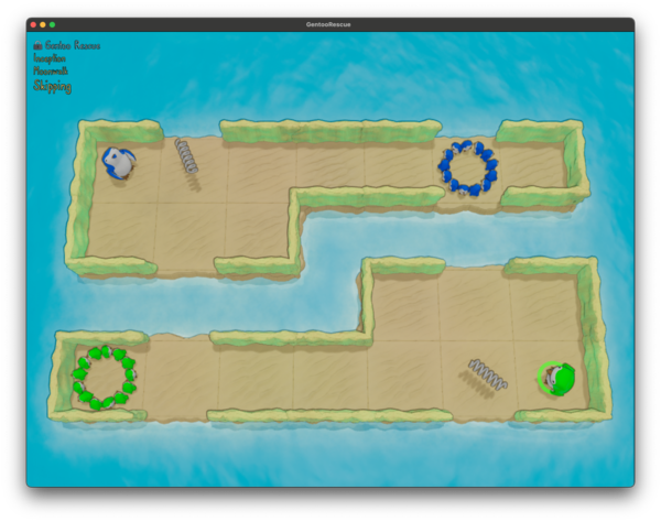 A level showing springs