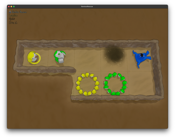An example of a level with dust