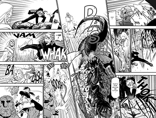 Epic manga fight scene from full metal alchemist