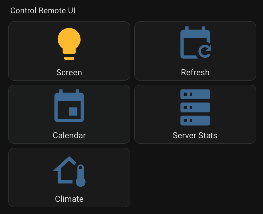 UI for remote navigation