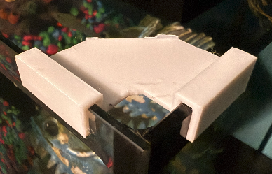 Final result of a corner clip