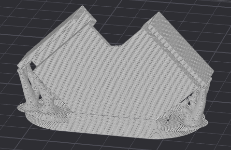 Corner clip with supports