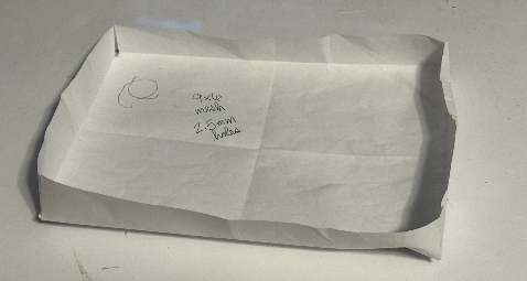 Picture of the original design, made of paper