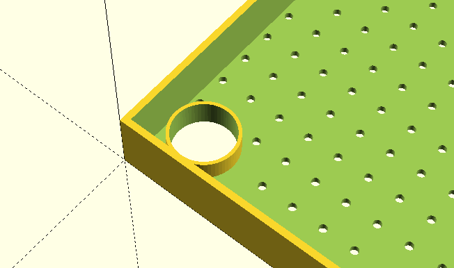 Addition of a collar to hold the tube in place